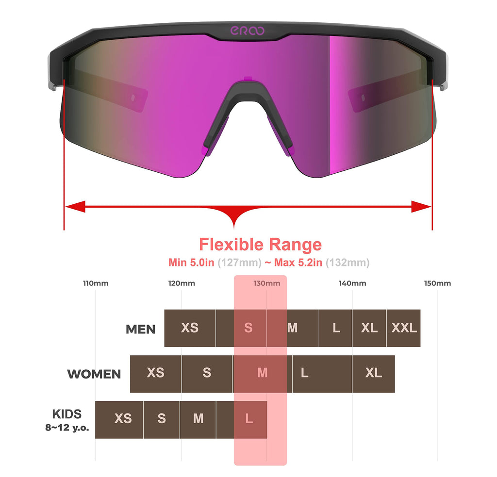 Eazyrun Polarized Sports Sunglasses For Men Women, Kato Shield Sunglasses For Cycling Running Mtb Baseball Ski Beach Volleyball
