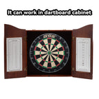 Gse 18'' Dart Board Set, Professional Self-Healing Bristle Dart Board Games Set With Six 17 Grams Steel Tip Darts, Regulation Si
