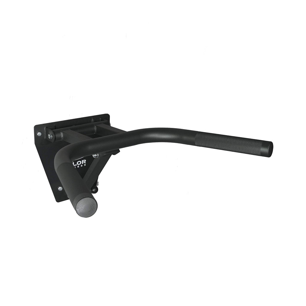 Valor Fitness Wall Mounted Dip Station Bars - Space Saver - Foldable Home Gym Workout Equipment - 350 Lb. Capacity