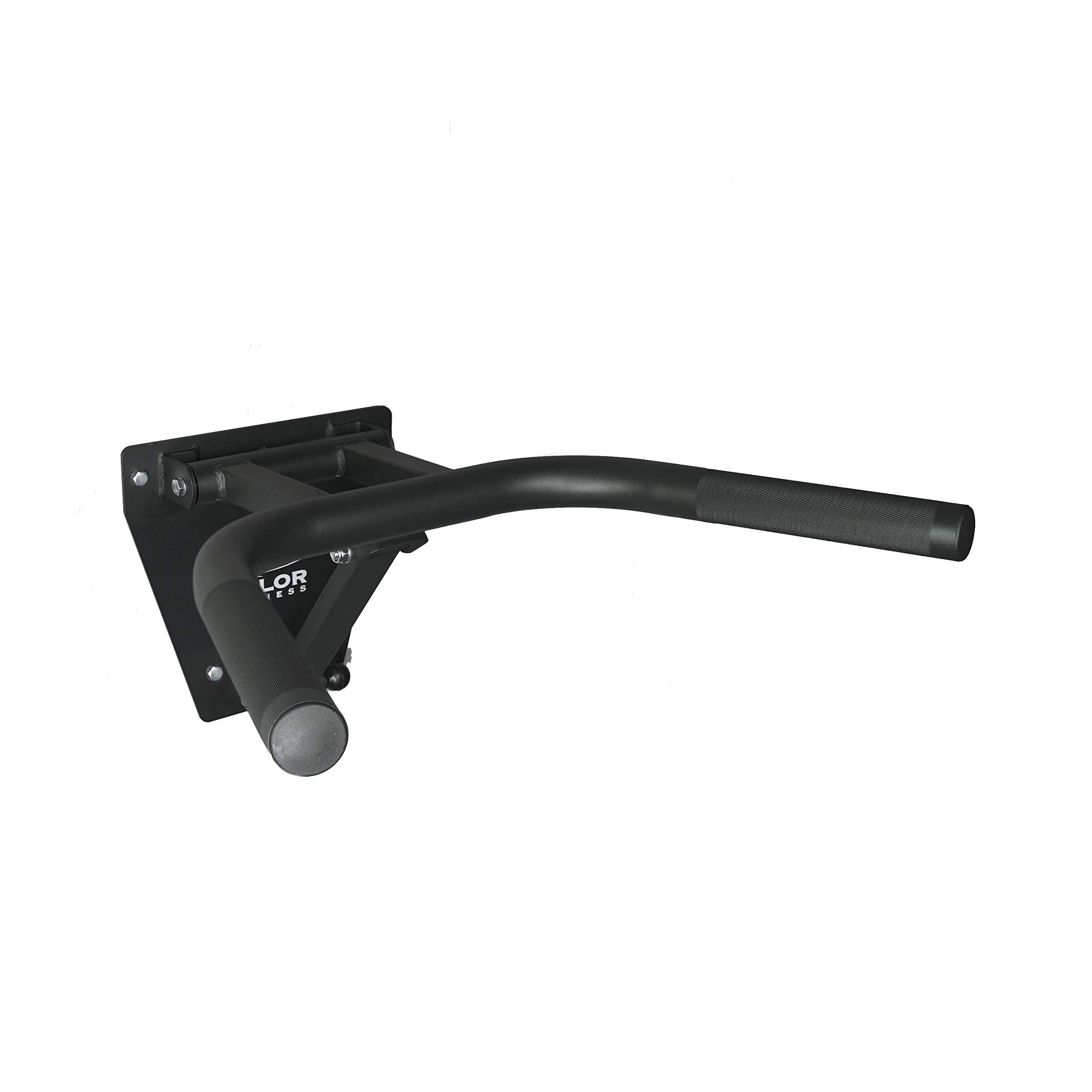 Valor Fitness Wall Mounted Dip Station Bars - Space Saver - Foldable Home Gym Workout Equipment - 350 Lb. Capacity