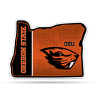 Rico Industries Ncaa Oregon State Beavers State Shape Shape Cut Pennant - Home And Living Room D  Cor - Soft Felt Ez To Hang