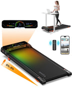 Lysole Walking Pad Treadmill With Incline,Treadmills For Home And Office,340 Lb Capacity,4 In 1 Portable Under Desk Treadmill Wi