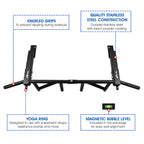 Yes4All Joist Mounted Pull Up Bar - Multi Grips Pull Up Bar/Chin Up Bar