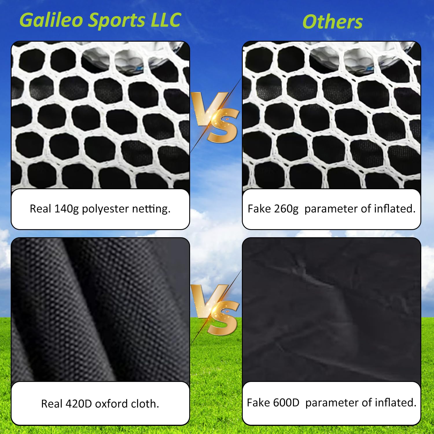 Golf Practice Net Golf Net For Backyard Golf Nets For Indoor Use Driving Range Net Golf Hitting Nets 12X7X66Ft Home Driving Rang