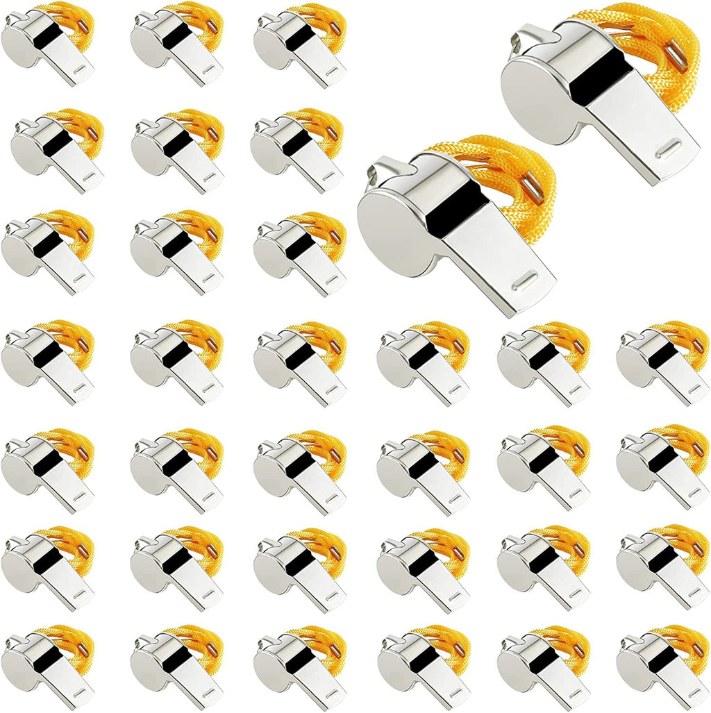 Obkjj Coach Whistle,35Pack Football Referee Whistle With Lanyard For Emergency Sports Training Referee1