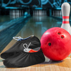 2 Pieces Bowling Shoe Covers Sports Bowling Equipment Men Shoe Covers Women Shoe Protector Covers Polyester Shoe Accessories For