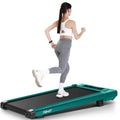 ANCHEER 2 in 1 Under Desk Walking Pad Treadmill, 2.5HP Compact Running Machine with Remote Control, 300lbs Weight Capacity for H