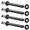 EVERYMATE Weight Plate Holder: Power Rack Attachments Squat Rack Weight Plate Rack for 1 inch Standard Weight Plates, 2x2 3x3 2x