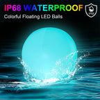 Naldoxyn Pool Toys,Led Beach Ball With Remote Control,12In Beach Balls With 16 Colors Lights And 4 Light Modes,100Ft Control Dis