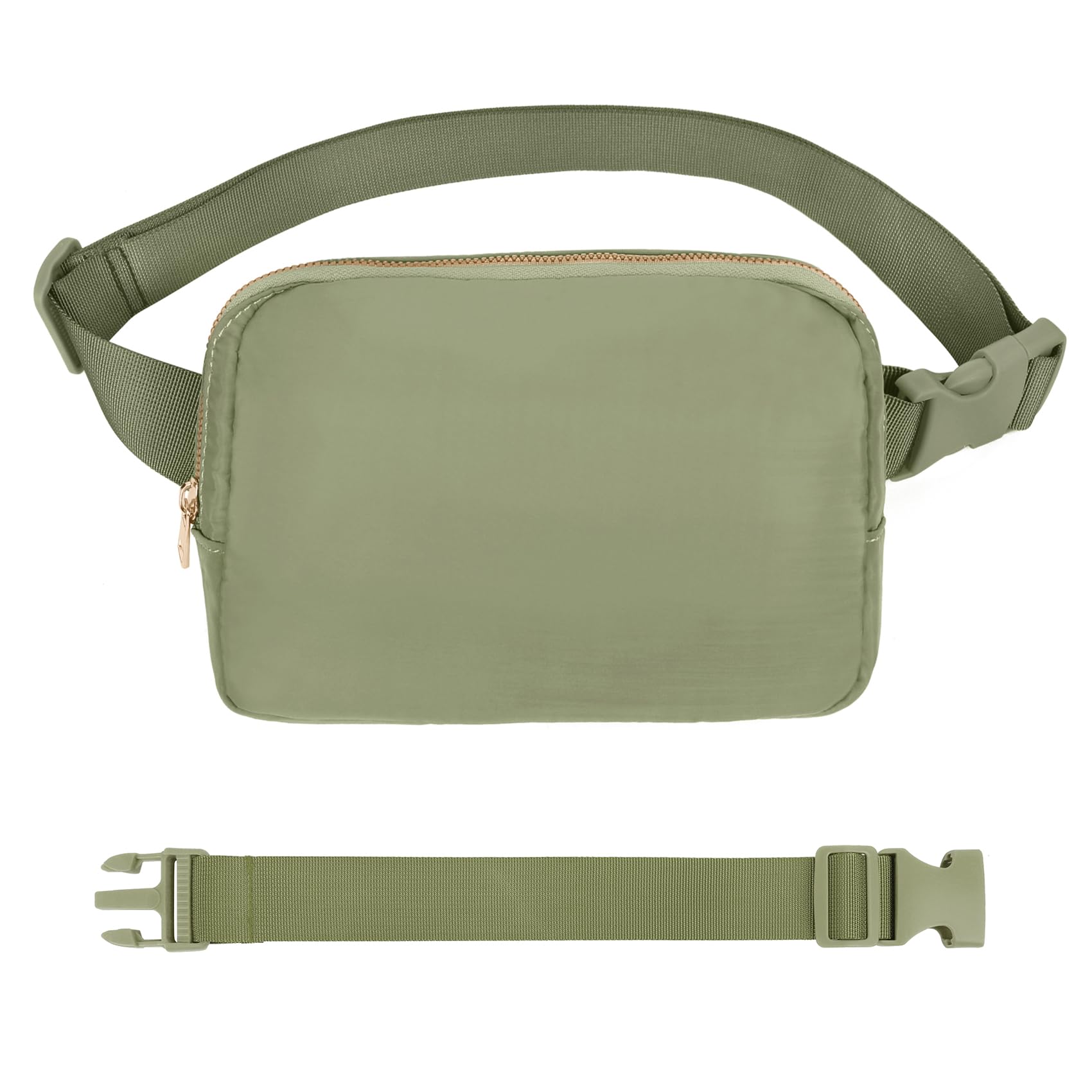 Vorolo Fanny Pack Christmas Gift For Women And Men Crossbody Bag Belt Bag Bum Bag With Adjustable Strap For Sportskhaki Green Wi