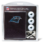 Team Golf Nfl Carolina Panthers Gift Set: Embroidered Golf Towel, 3 Golf Balls, And 14 Golf Tees 2-3/4'' Regulation, Tri-Fold To