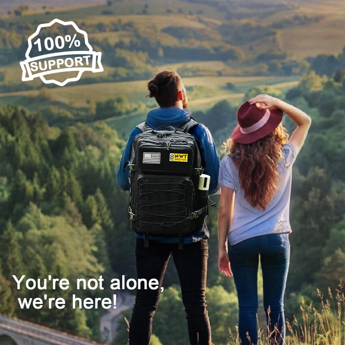 Nwt Xpedition Military Tactical Backpack,Sturdy Work & Molle Laptops Rucksack, Heavy Duty Pack For Hiking Camping Travel Fishing