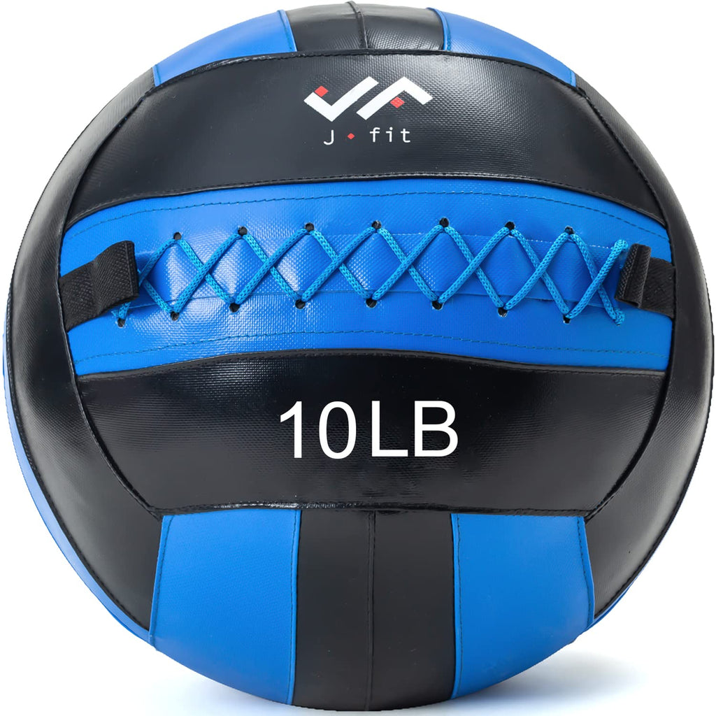 Jfit Wall Ball, 10 Lb, Blueblack