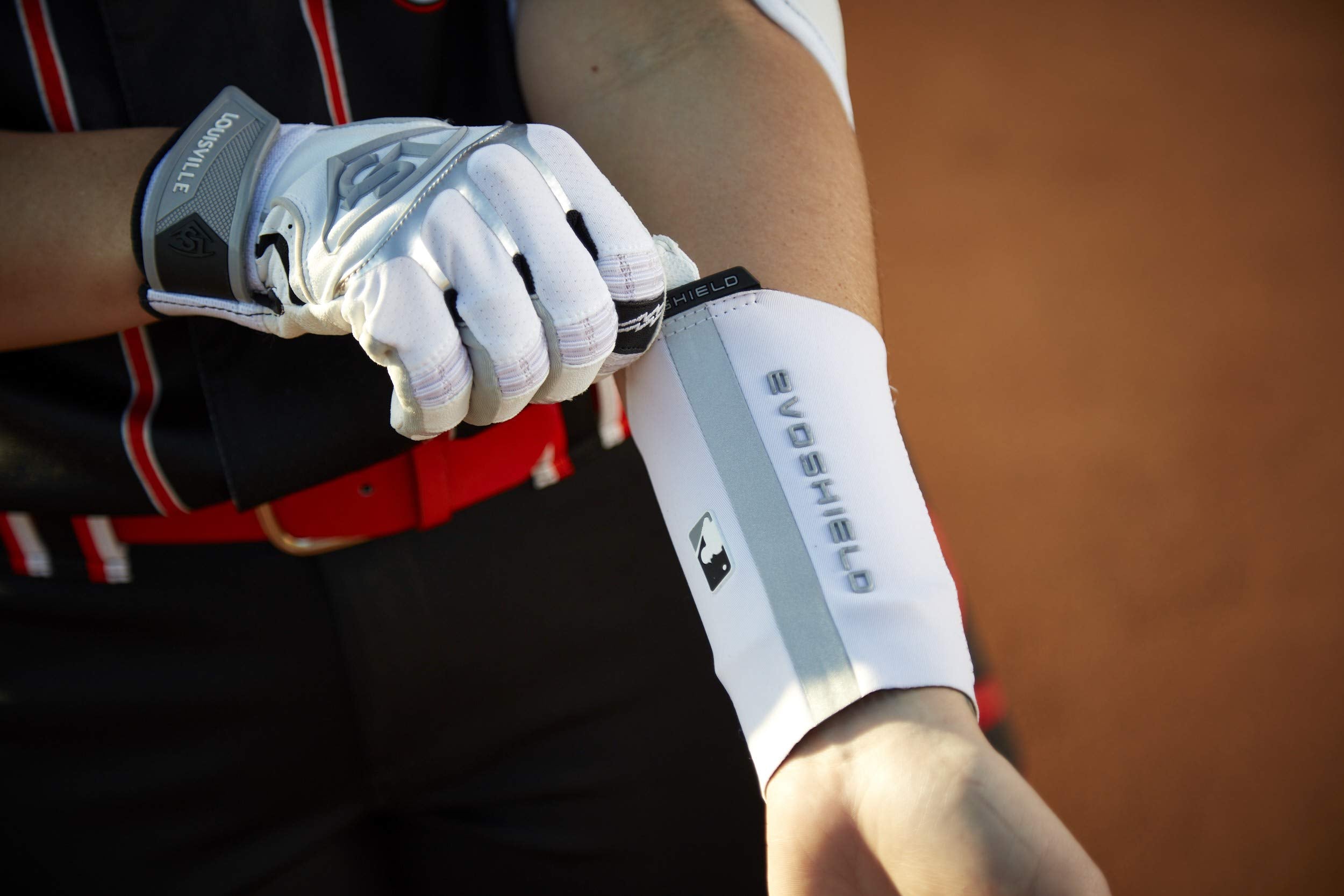 Evoshield Pro-Srz Protective Wrist Guard, Scarlet - Small