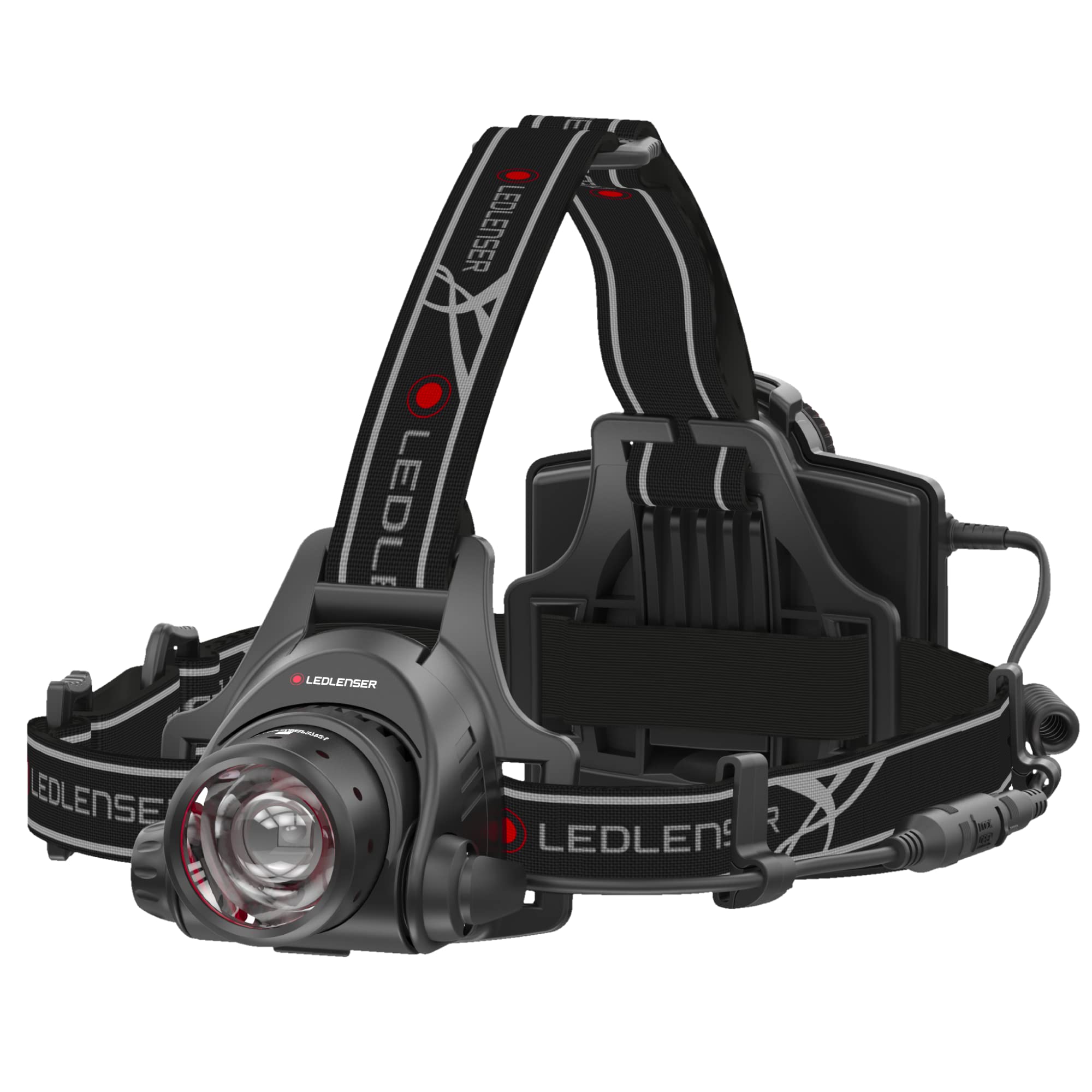 Ledlenser, H14R.2 Rechargeable Headlamp, High Power LED, 1000 Lumens, Hands-Free Light for Everyday and Outdoor Use, Hunting, Fi