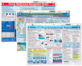 Davis Instruments Waterproof Boating Quick Reference Cards Bundle - Navigation 125, Coastal Piloting 126 & Procedures 128 (3 Ite