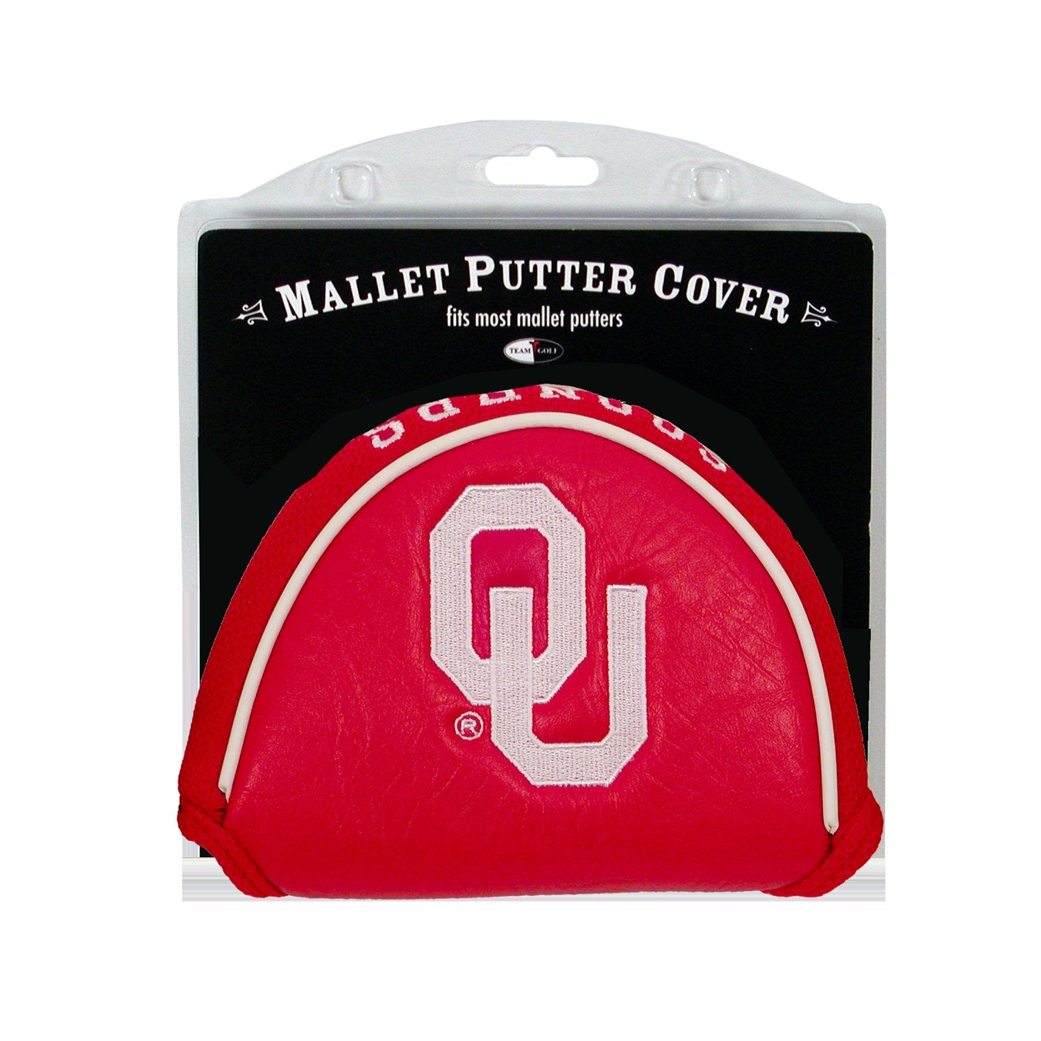 Team Golf NCAA Oklahoma Sooners Golf Mallet Putter Cover Golf Club Mallet Putter Headcover, Fits Most Mallet Putters, Scotty Cam