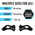 Training Mask - Workout Training Mask 2.0, Cardio Training Mask For Running, Cycling, And Exercise, 36 Levels Of Resistance, Bla