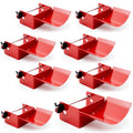 Abbylike 4 Pairs (8 Pieces) Jump Cups Metal Horse Jump Cups with Pin Fits Standards Uprights, Lightweight Durable for Hobby Hors
