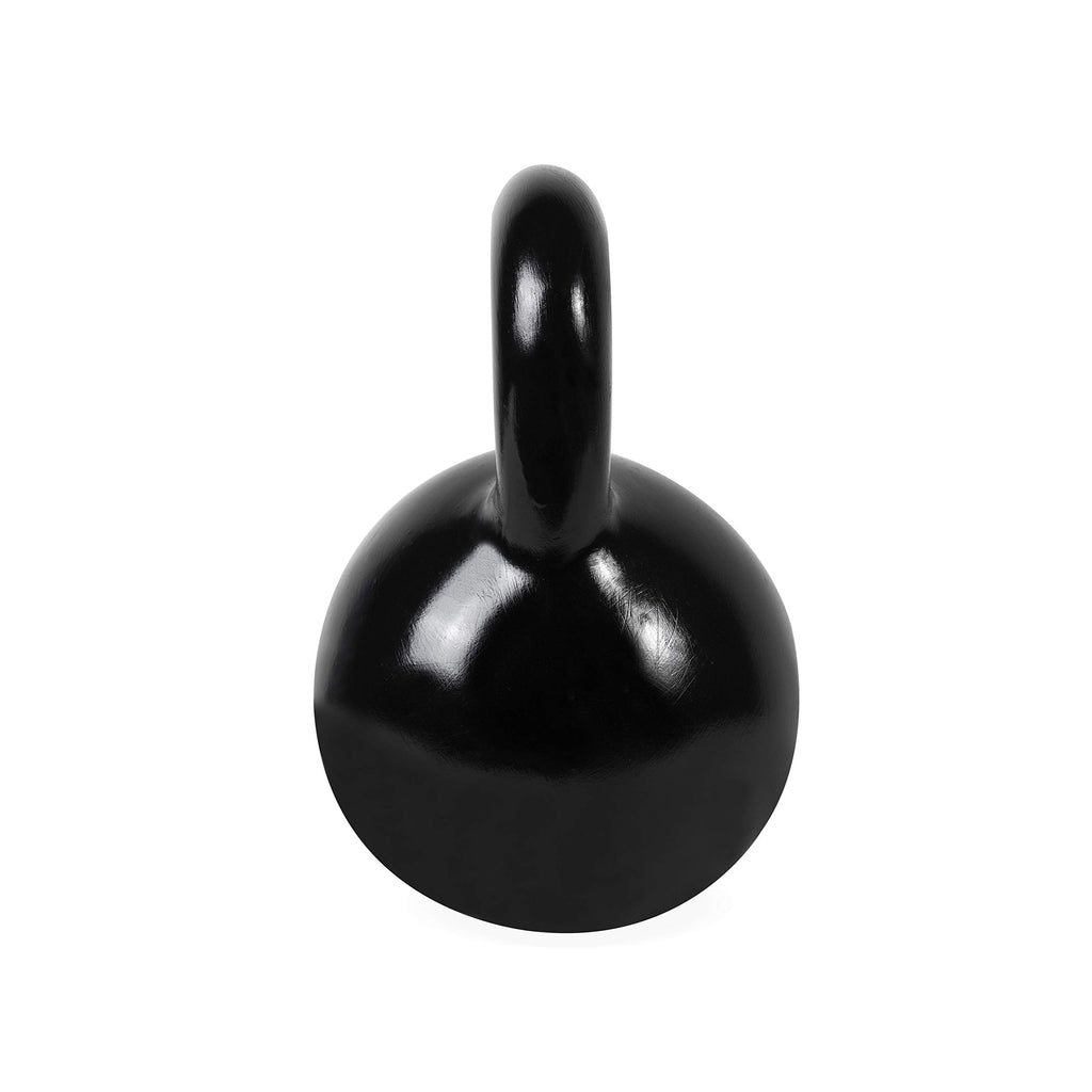 Cap Barbell Black Powder Coated Cast Iron Kettlebell, 40 Lb