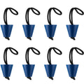 Sumind 8 Pieces Kayak Scupper Plug Silicone Scupper Plug Drain Holes Stopper Bung With Lanyard(Blue)
