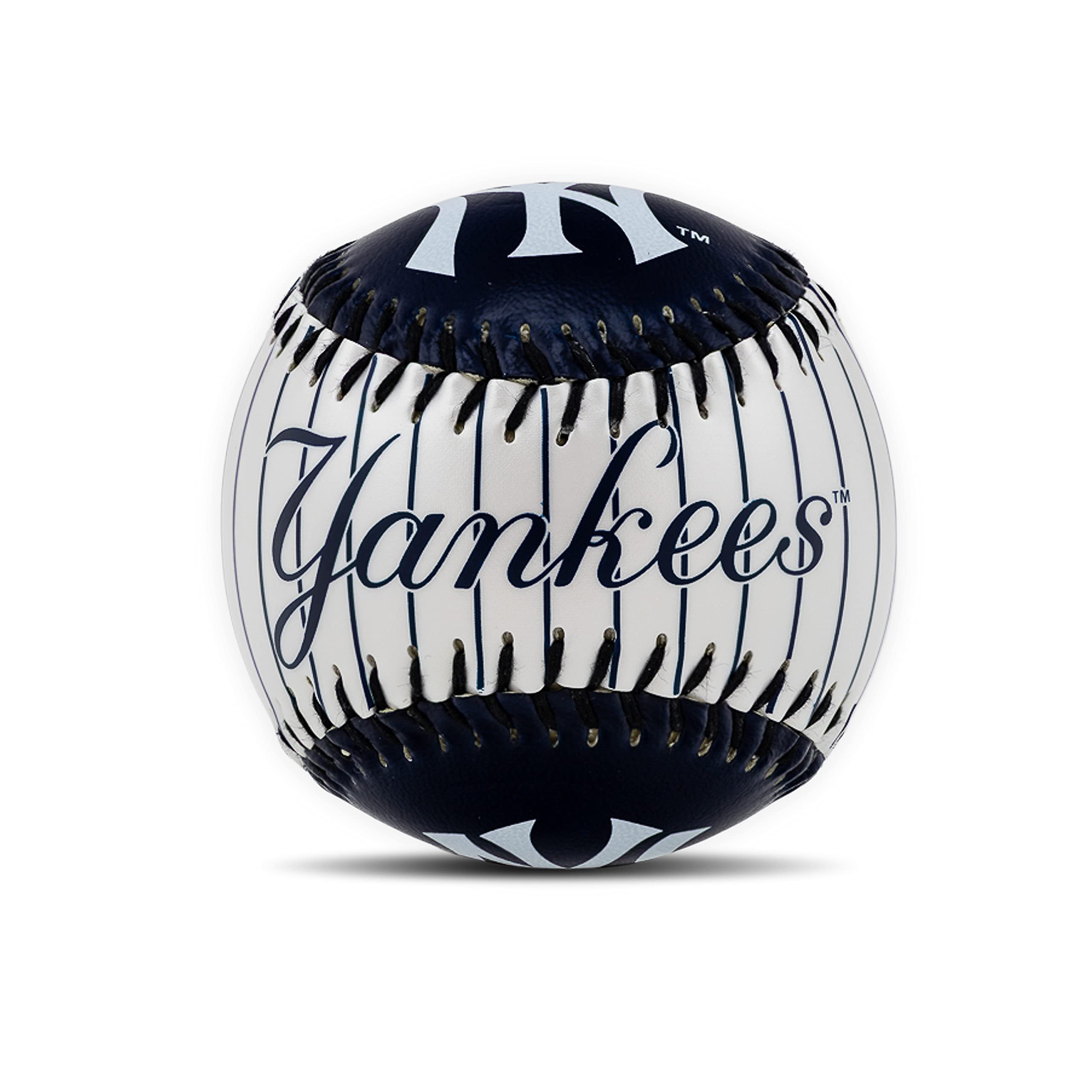 Franklin Sports New York Yankees Mlb Team Baseball - Mlb Team Logo Soft Baseballs - Toy Baseball For Kids - Great Decoration For