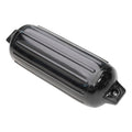 Taylor Made Super Gard Boat Fender, Black Onyx (5.5'' X 20'') Double-Molded Ends, Ribbed Technology To Minimize Roll, Rubber Foo