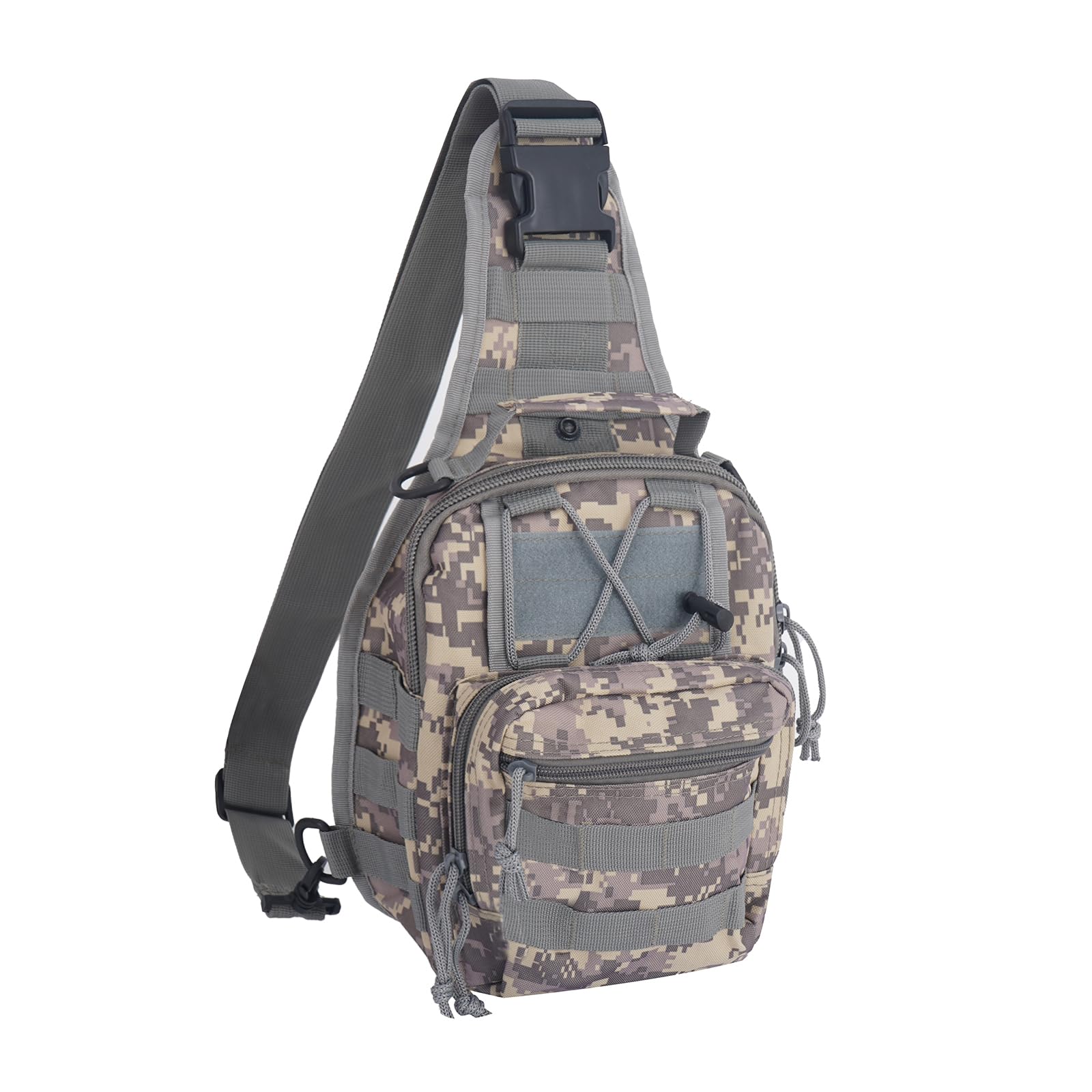 FAMI Outdoor Tactical Bag Backpack, Military Sport Bag Pack Sling Shoulder Backpack Tactical Satchel for Every Day Carry (ACU)