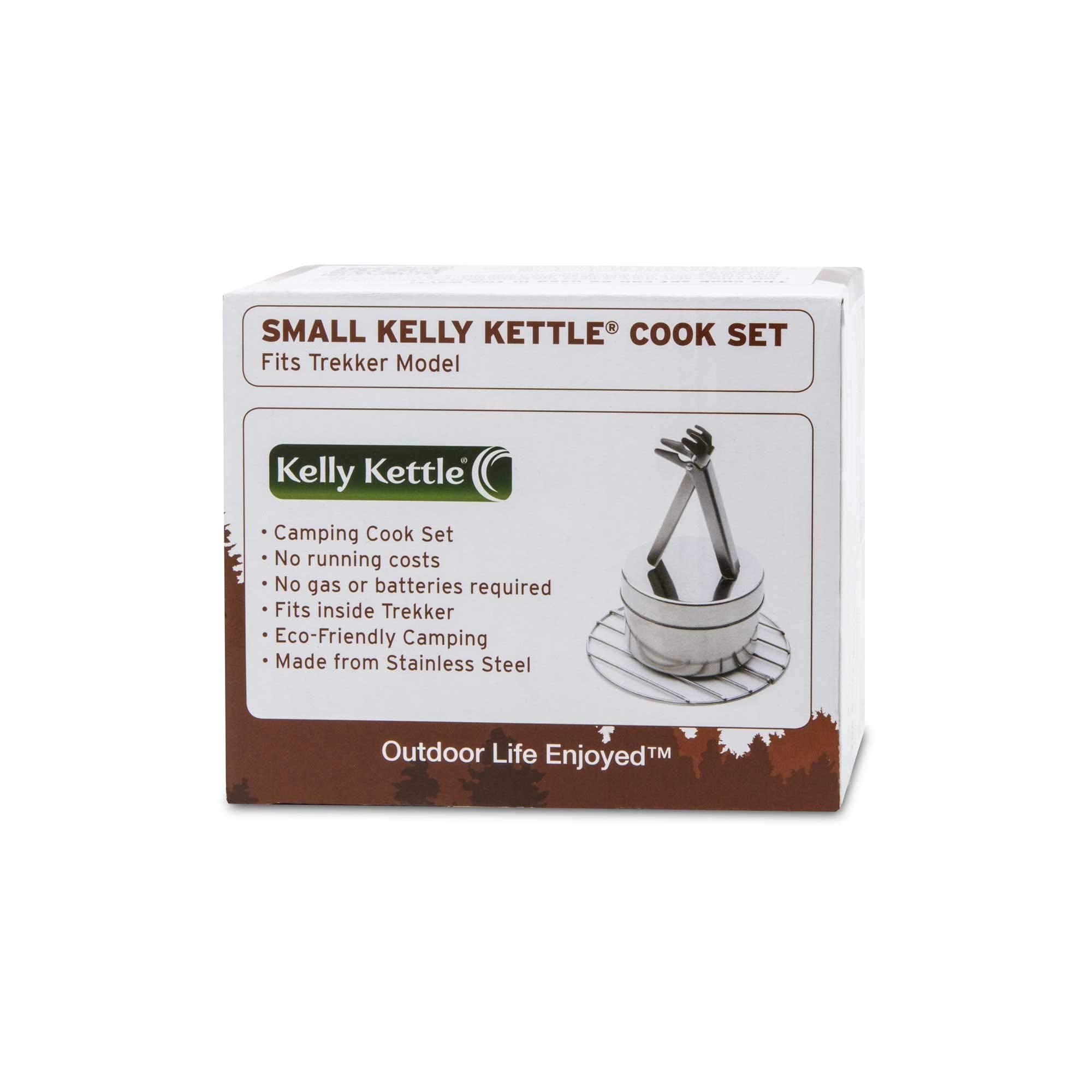 Small Cook Set For Trekker Kelly Kettle - 16 Oz. Pot (.47 Ltr)