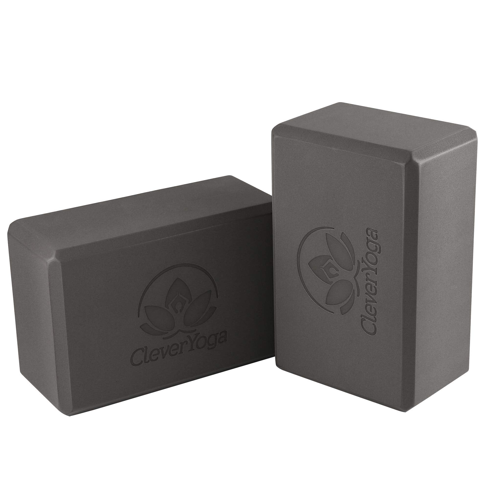 Yoga Block Sets - High Density Foam Exercise Blocks - Instantly Support And Improve Your Poses And Flexibility - Lightweight Ver
