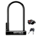 Kryptonite Keeper Standard Bike U-Lock, Heavy Duty Anti-Theft Bicycle U Lock Sold Secure Silver, 12Mm Shackle With Mounting Brac