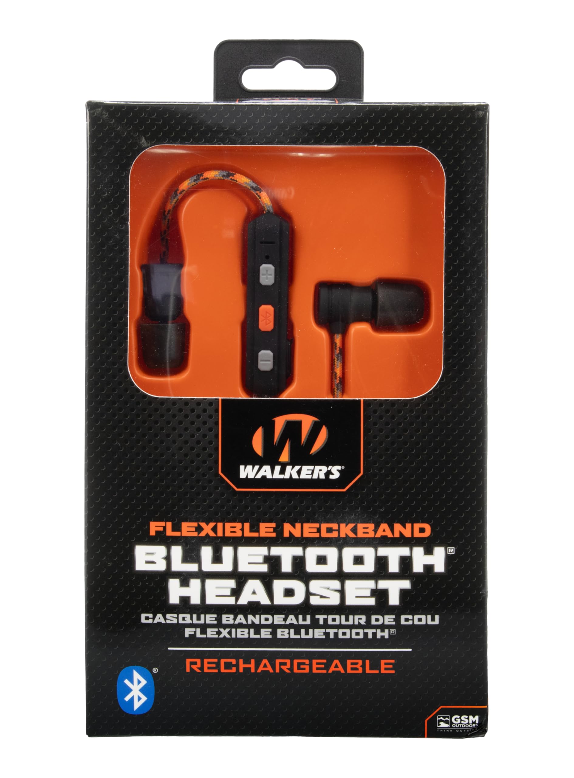 Walker'S Shooting Training Protection 29 Db Omni-Directional Microphone Rope Hearing Enhancer Earbuds, Bluetooth