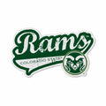 Rico Industries Ncaa Colorado State Rams Distressed Shape Cut Pennant - Home And Living Room D  Cor - Soft Felt Ez To Hang