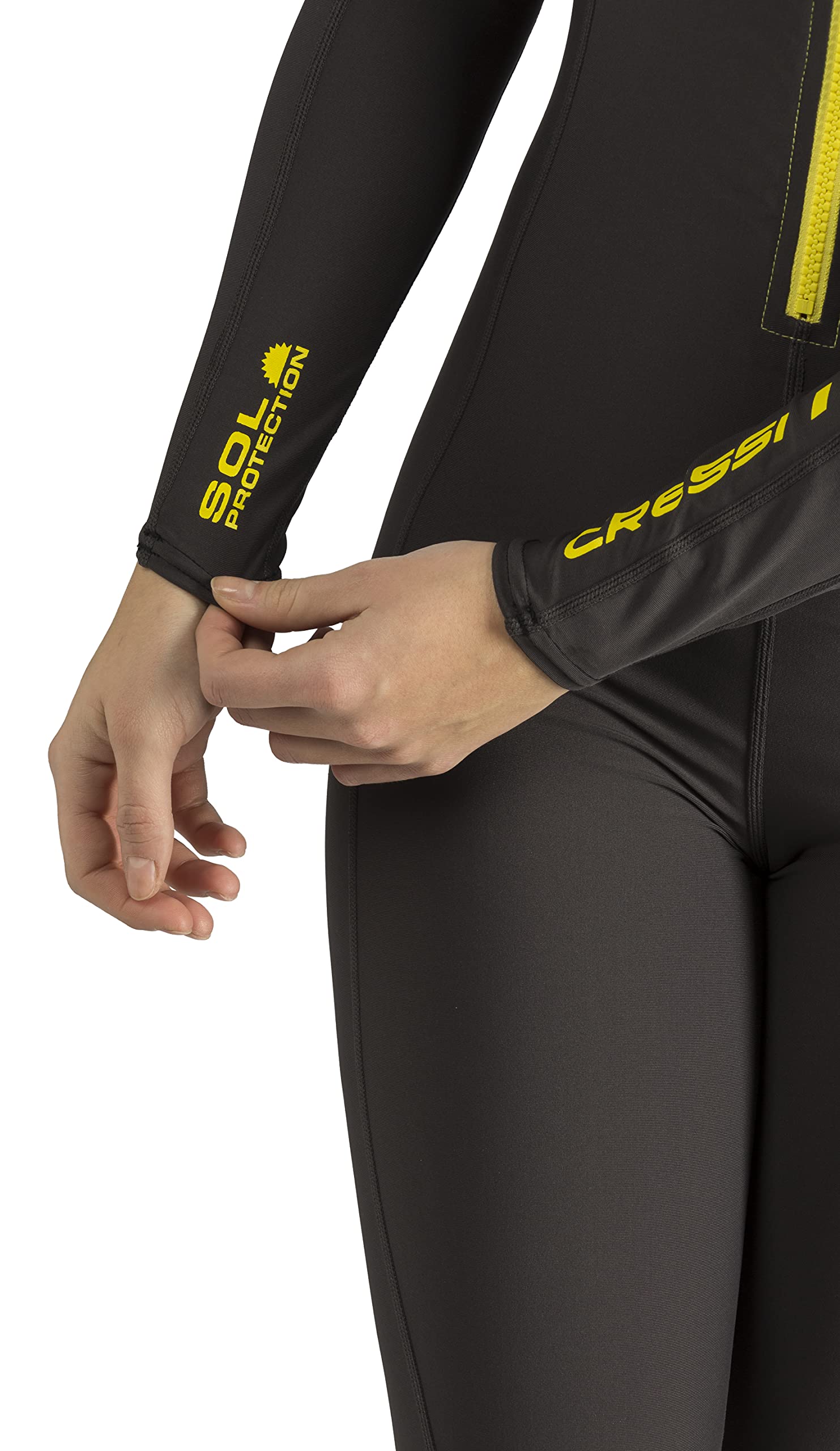 Cressi Skin, Black/Yellow, S