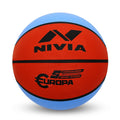 Nivia Rubber 633 Rubber Europa Basketball, Size 5 (Multicolour)