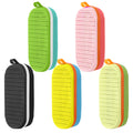 Chumia 5 Pcs Swim Goggle Case for Swimming Goggles, Swimming Gifts for Swimmer, Protective Cases for Goggles with Clip, Silicone