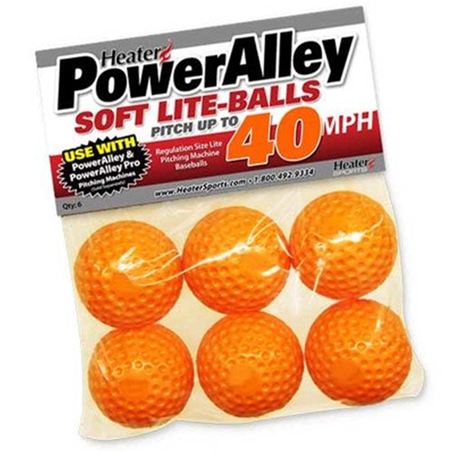 Heater Hso14 Poweralley Orange 40M Ph-Liteballs, 6 Pack
