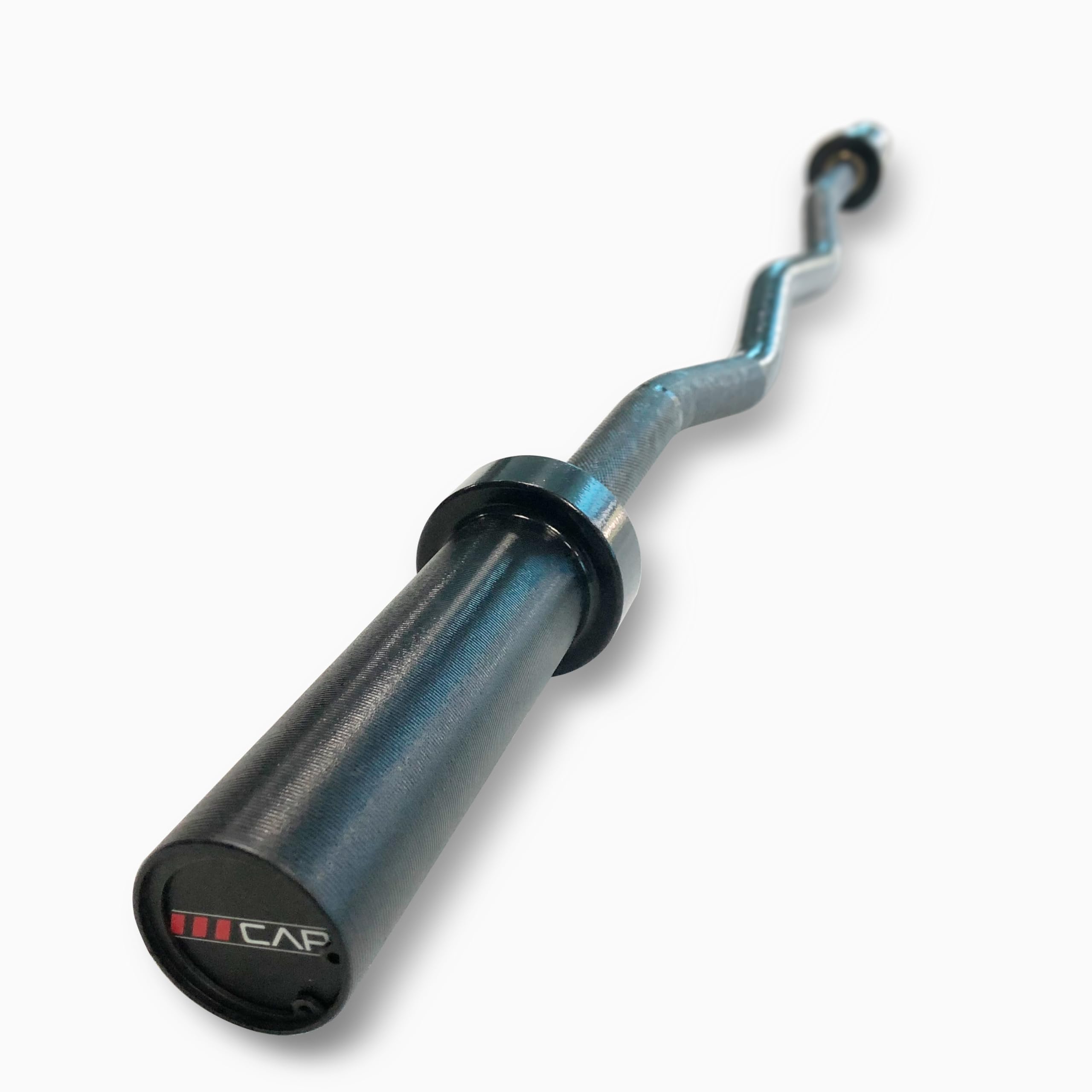 CAP Barbell 2' Olympic Solid Curl Bar, 47-Inch, No Collars, Black (New Version) (OBIS-47B-3)