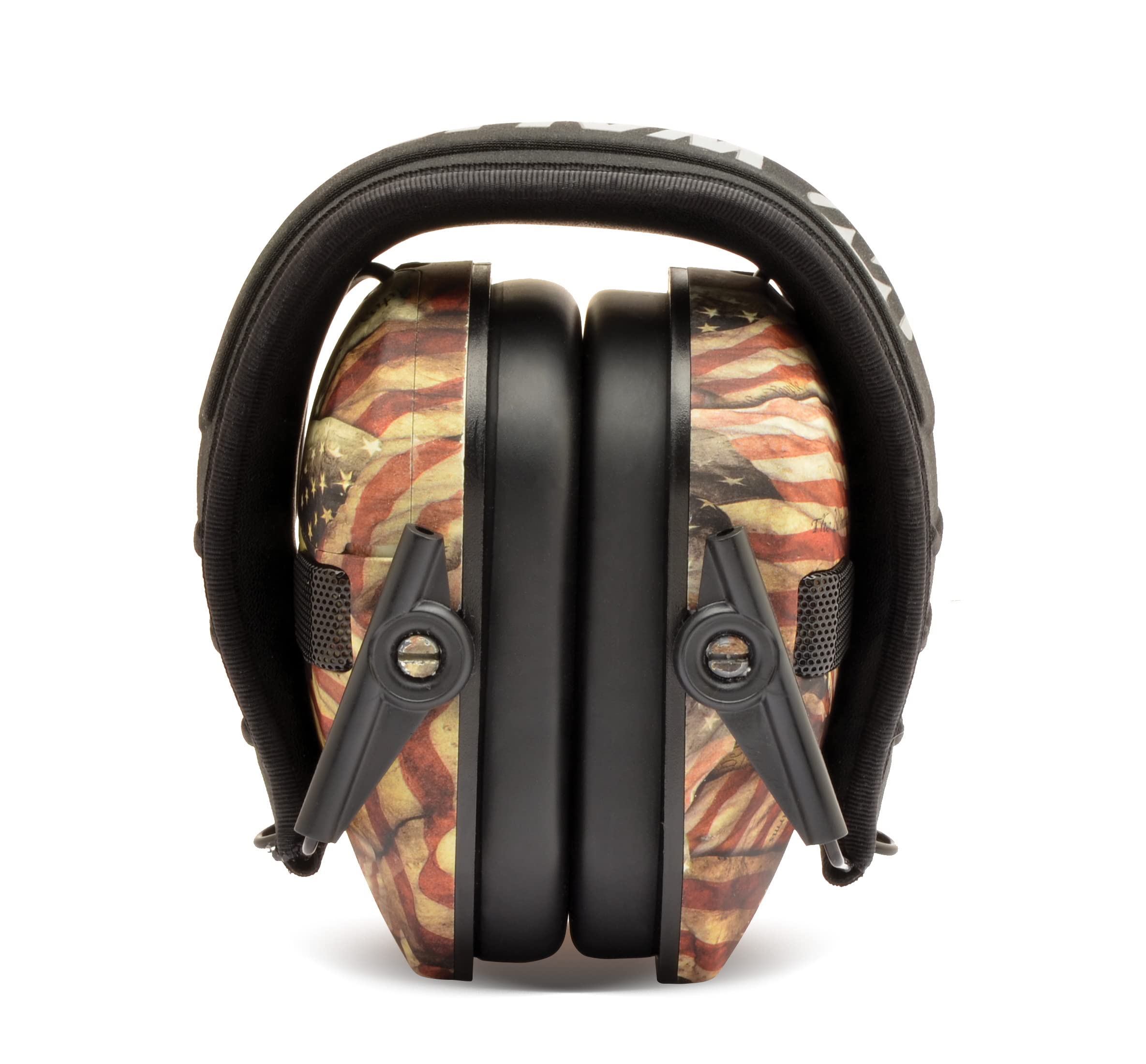 Walkers Razor Slim Electronic Shooting Muffs 4-Pack Bundle, Usa 2Nd Amendment (4 Items)