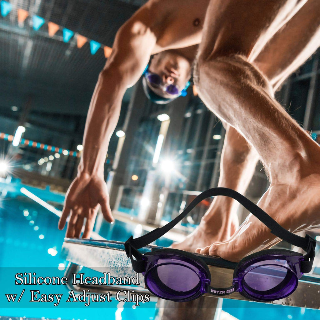 Water Gear Classic Goggles, Purple