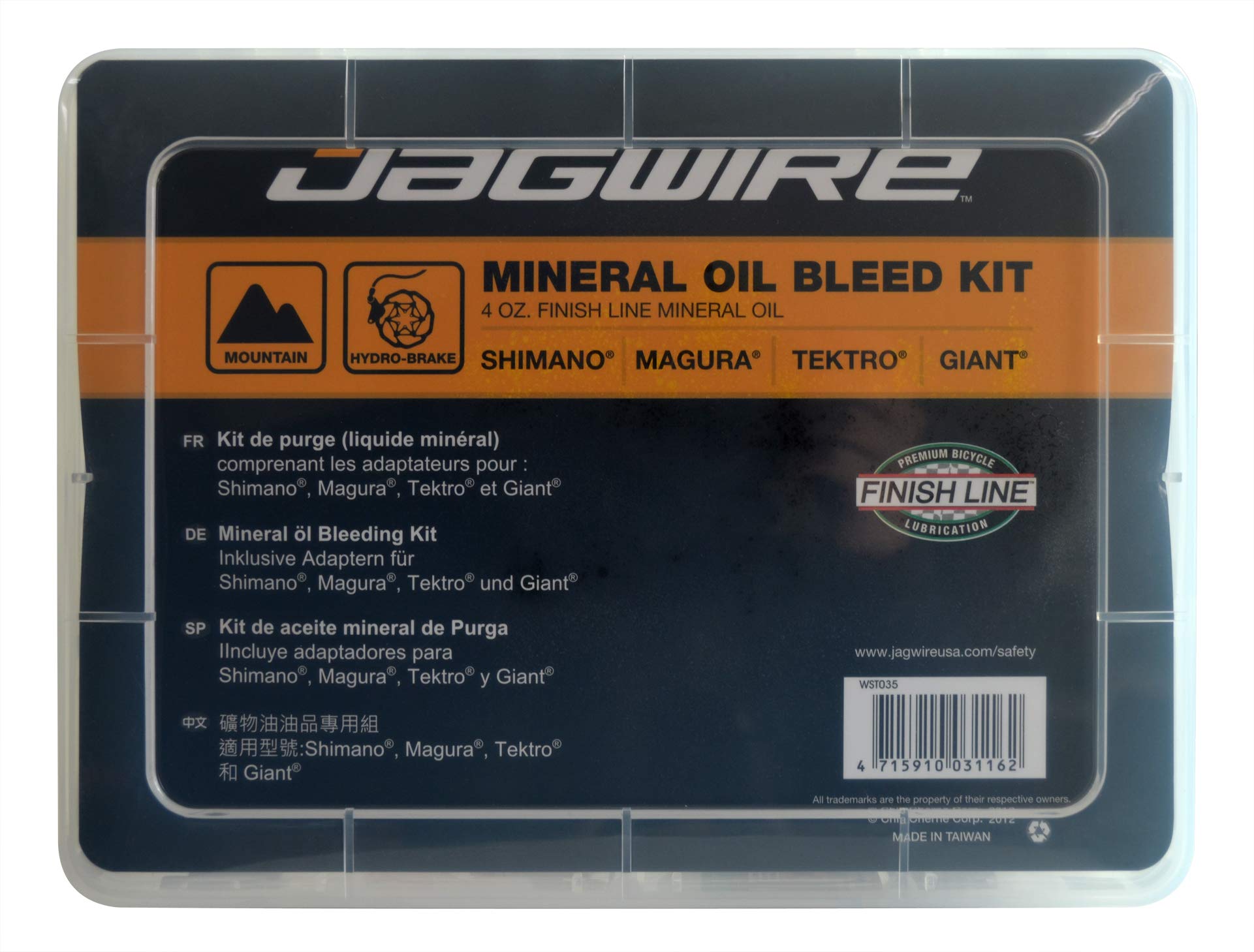 Jagwire Mineral Oil Bleed Kit Pro Includes Adaptors