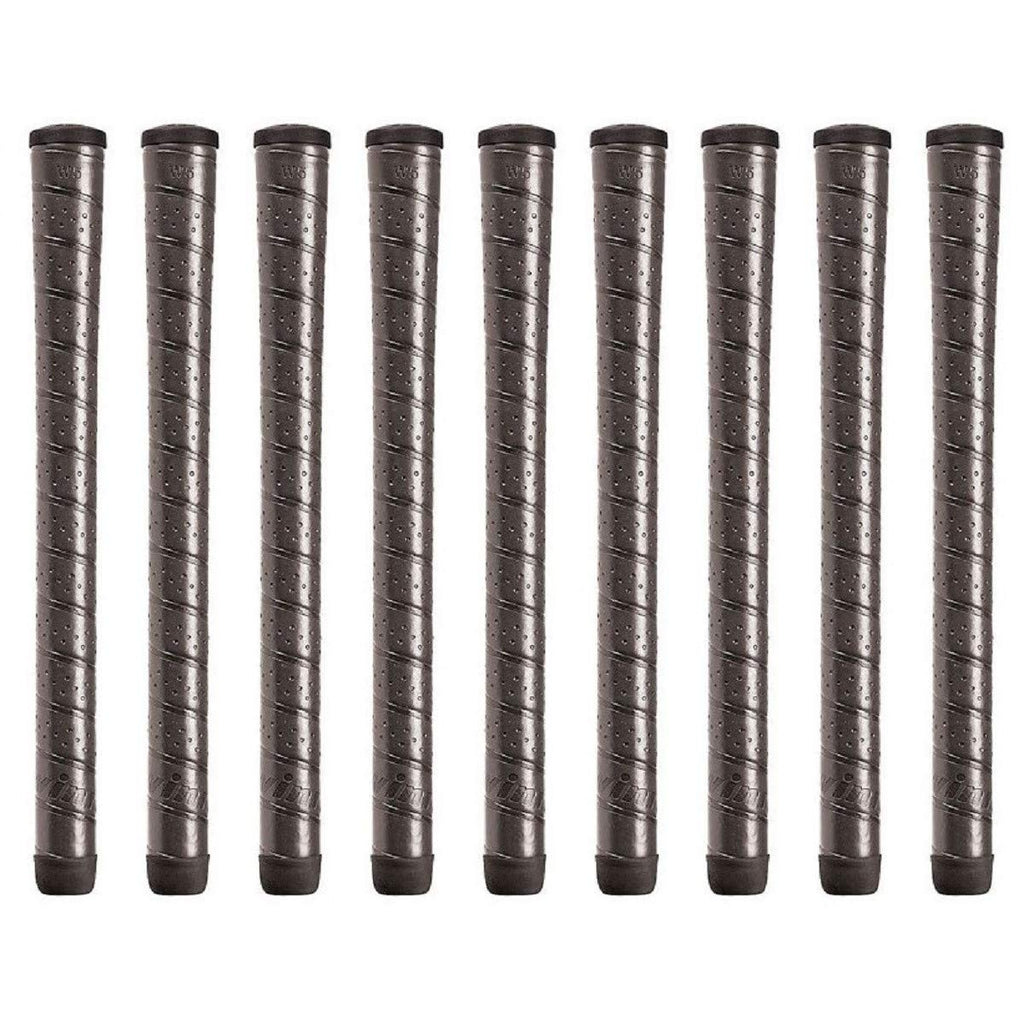 Winn Excel Black Standard Golf Grips, 9 Piece Bundle