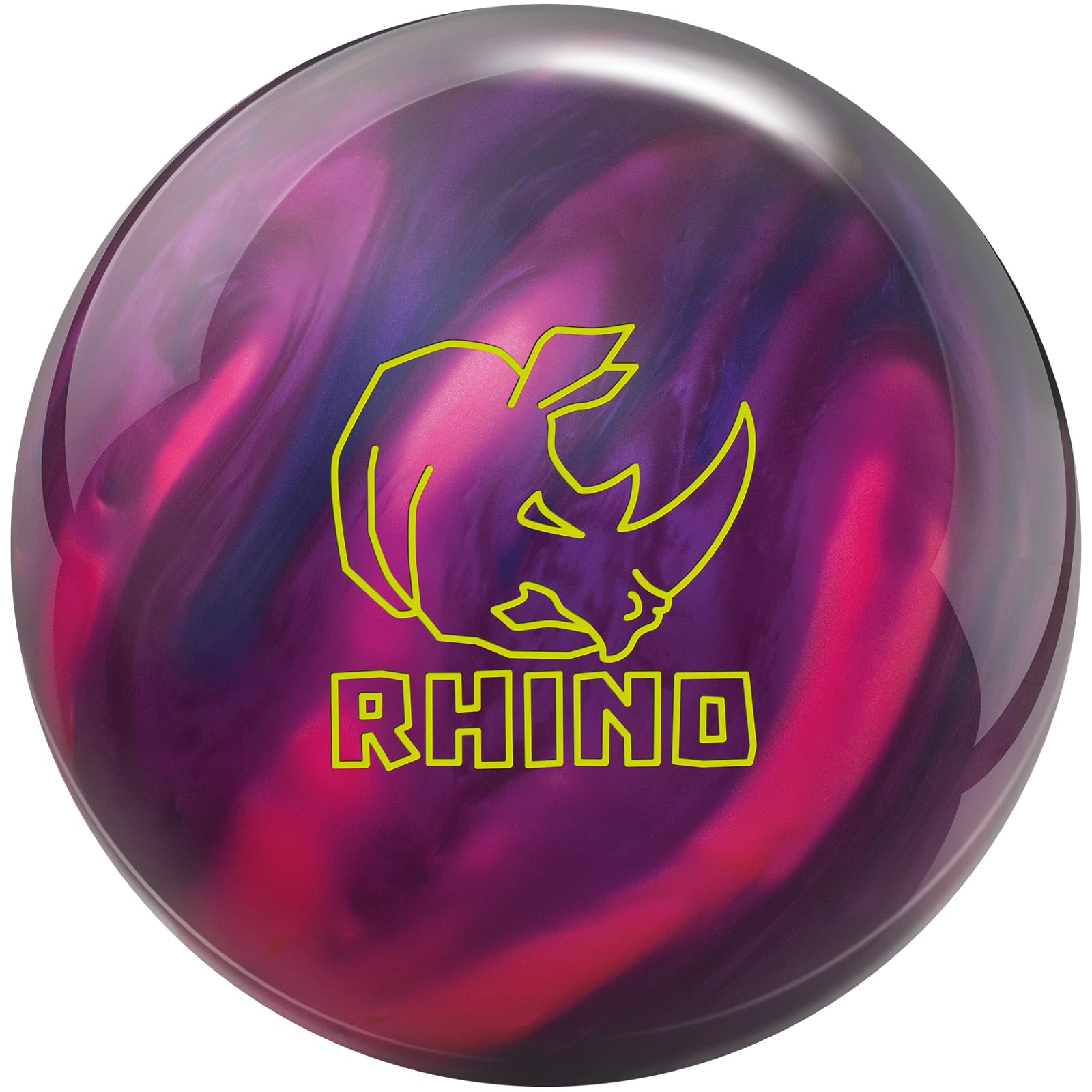 Brunswick Rhino Bowling Ball (Purple/Pink/Berry, 10lbs)