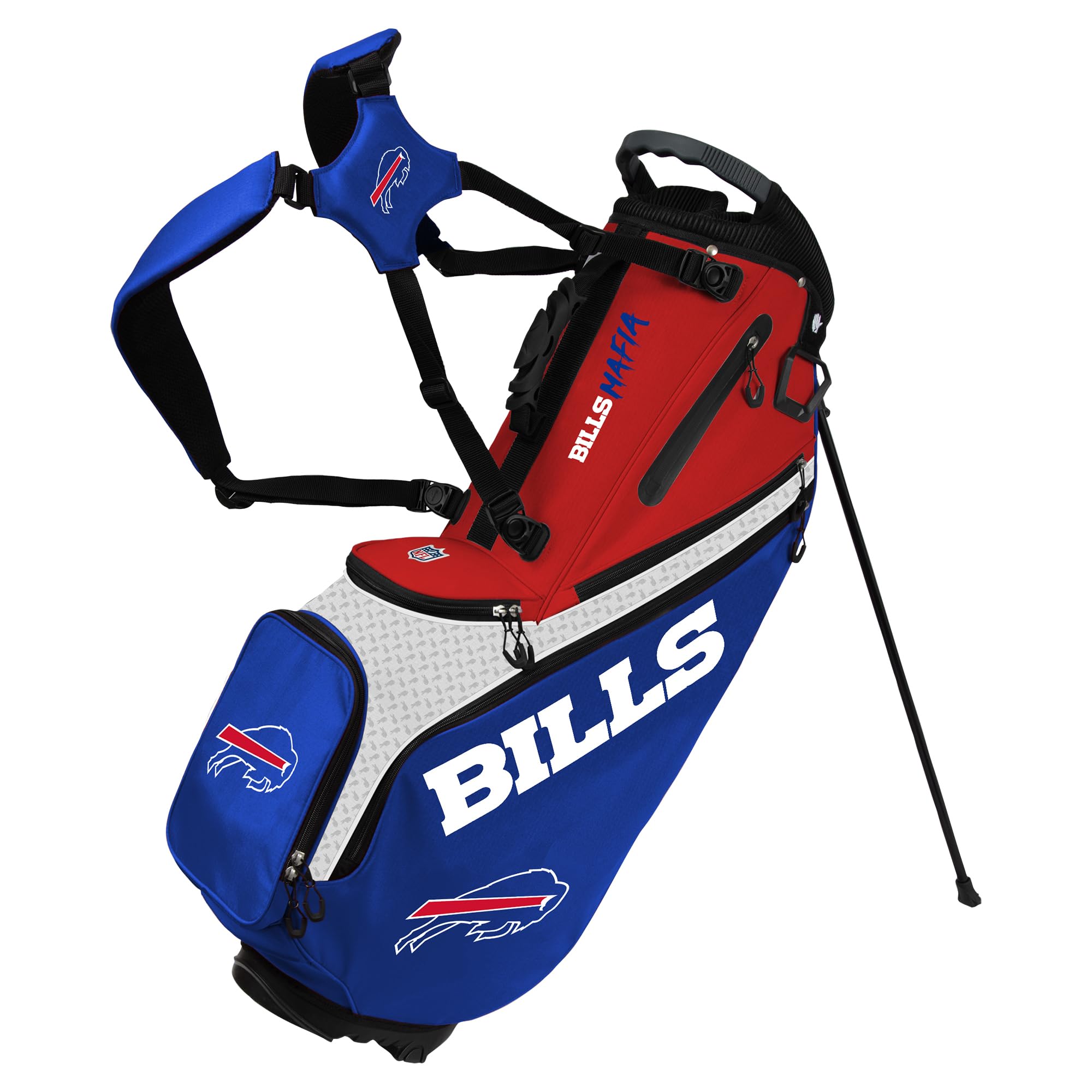 Team Effort Back Nine Stand Bag NFL Buffalo Bills