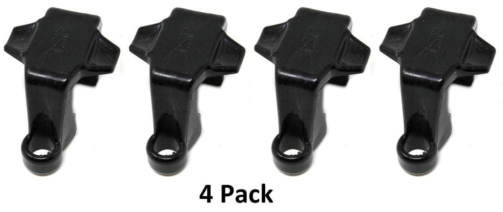 Jsp Manufacturing Black Plastic Pontoon Boat Square Rail Fender Adjuster Hanger Clip (4)