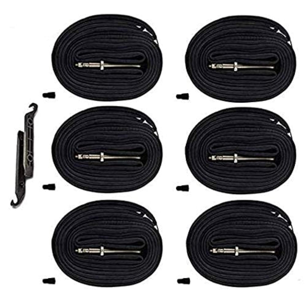 (6-Pack 700X20-25C Road Bike Replacement Inner Tubes Presta Valve 42Mm For Road Bikes With Tire Size Of 700C X 20, 23, And 25 (6