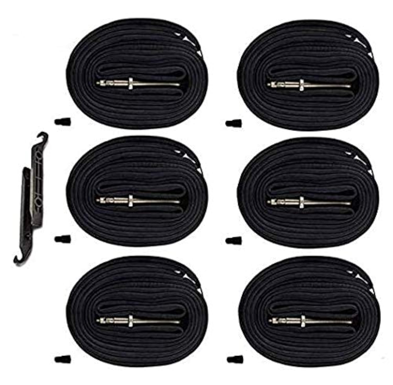 (6-Pack 700X20-25C Road Bike Replacement Inner Tubes Presta Valve 42Mm For Road Bikes With Tire Size Of 700C X 20, 23, And 25 (6