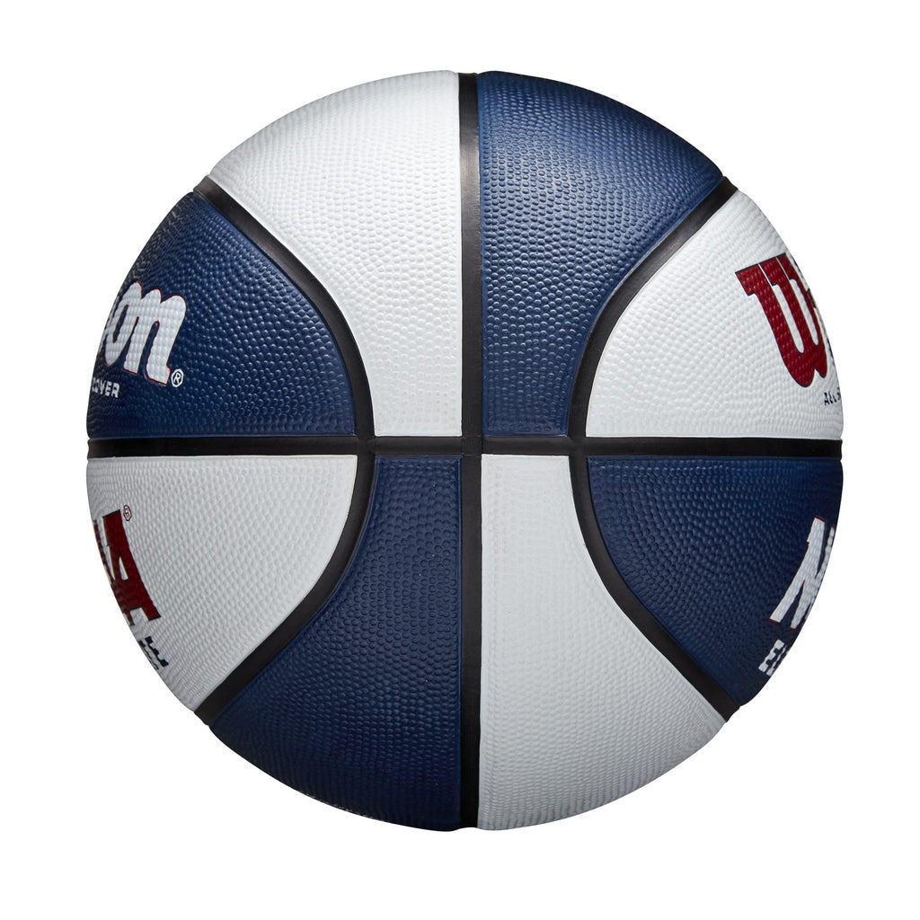 Wilson Ncaa Elevate Basketball - Size 7-29.5'', White/Navy