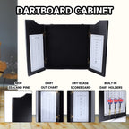 Gse Professional Solid Wood Classic Official Size Dartboard Cabinet With Dart Scoreboard For Game Room. Dart Board & Darts Not I