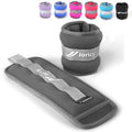 Ankle Weights, 2 Lbs 1 Pair Wrist Leg Arm Weights For Women Men Kids Child With Adjustable Straps, Strength Training Weighted Fo